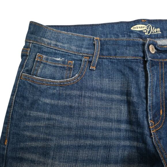 Old Navy Womens 8 The Diva Denim Jean Shorts - Picture 3 of 9